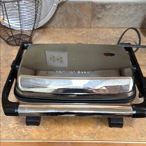 Hamilton Beach Silver Panini Press